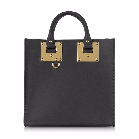 Sophie Hulme Handbags - NWT Women's Black Albion Square Leather Tote bag